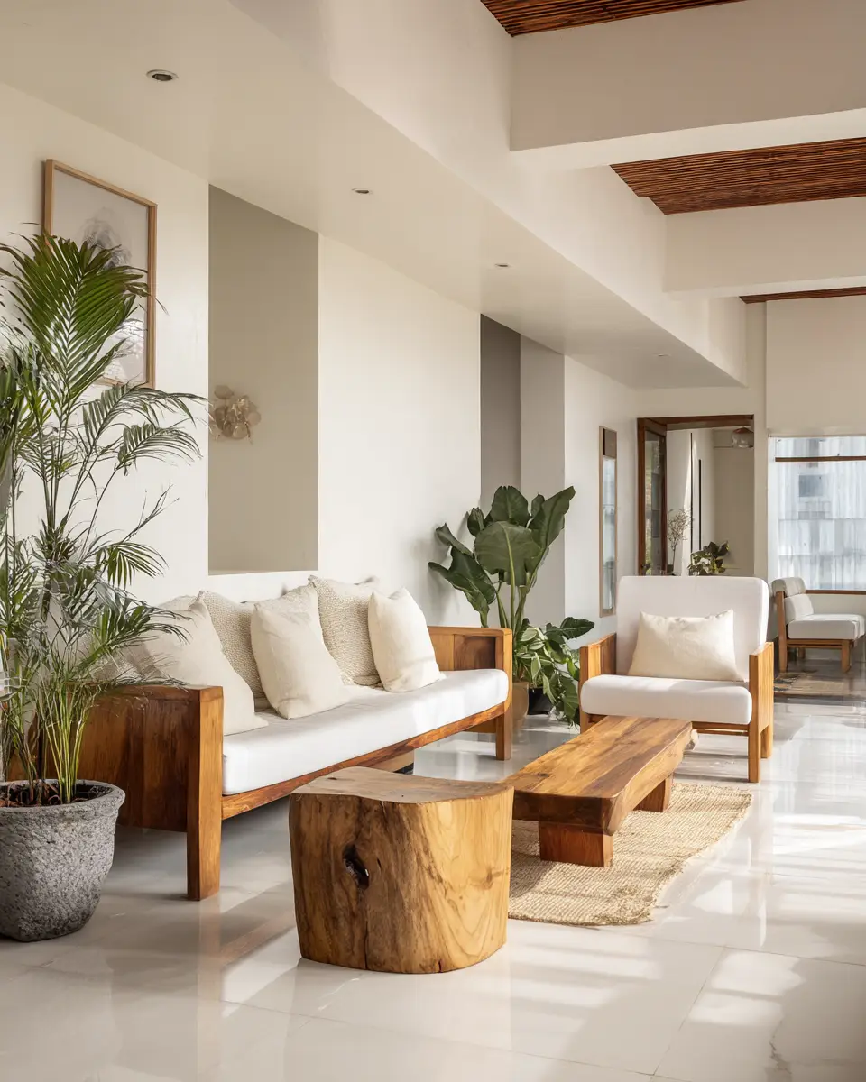 Airy Rustic Living Room Decor Ideas