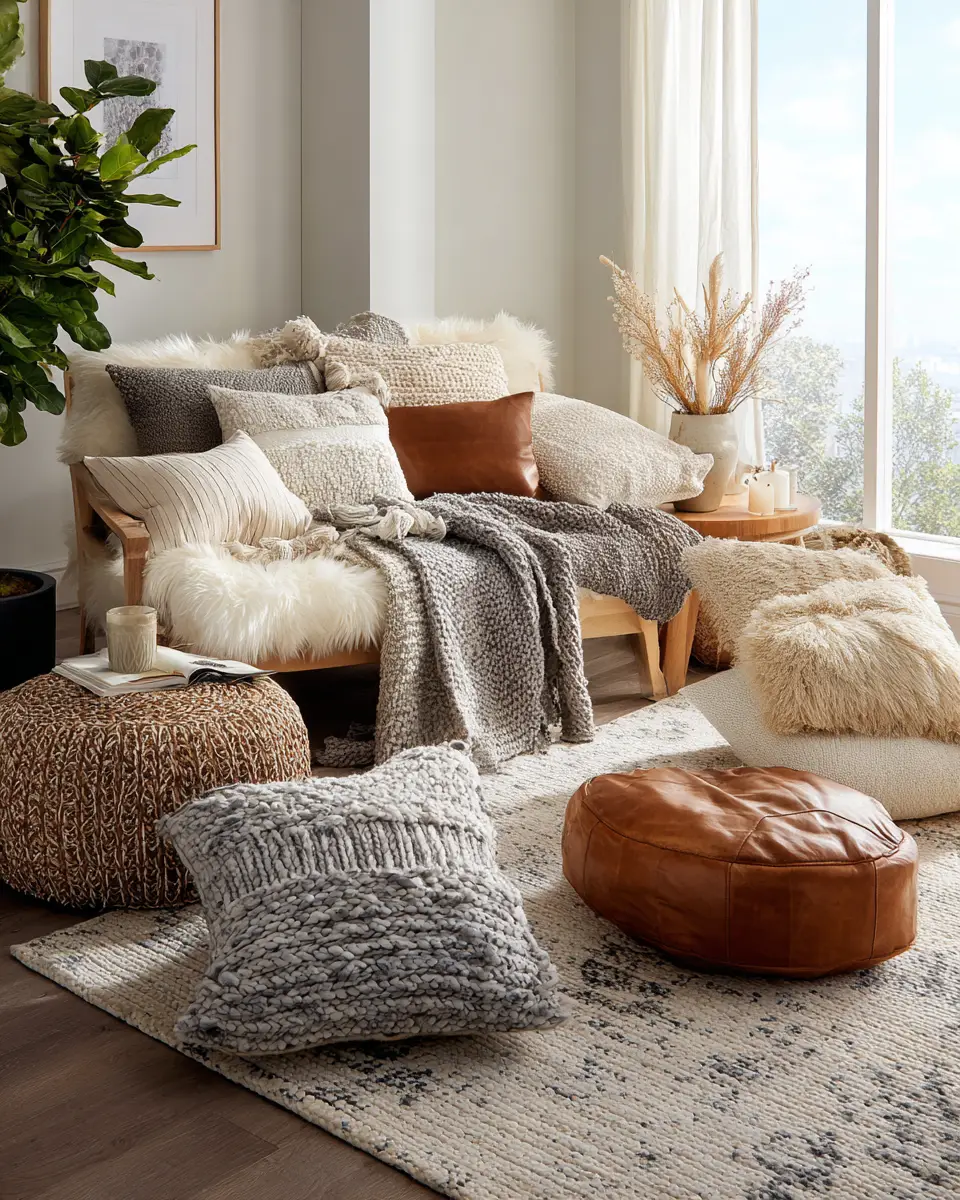 Airy Rustic Living Room Decor Ideas