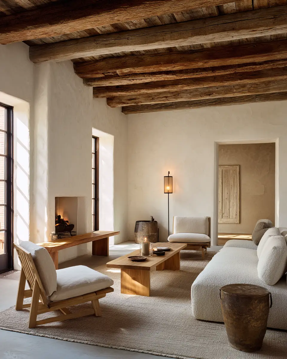 Airy Rustic Living Room Decor Ideas