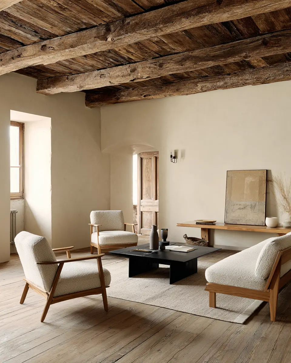 Airy Rustic Living Room Decor Ideas