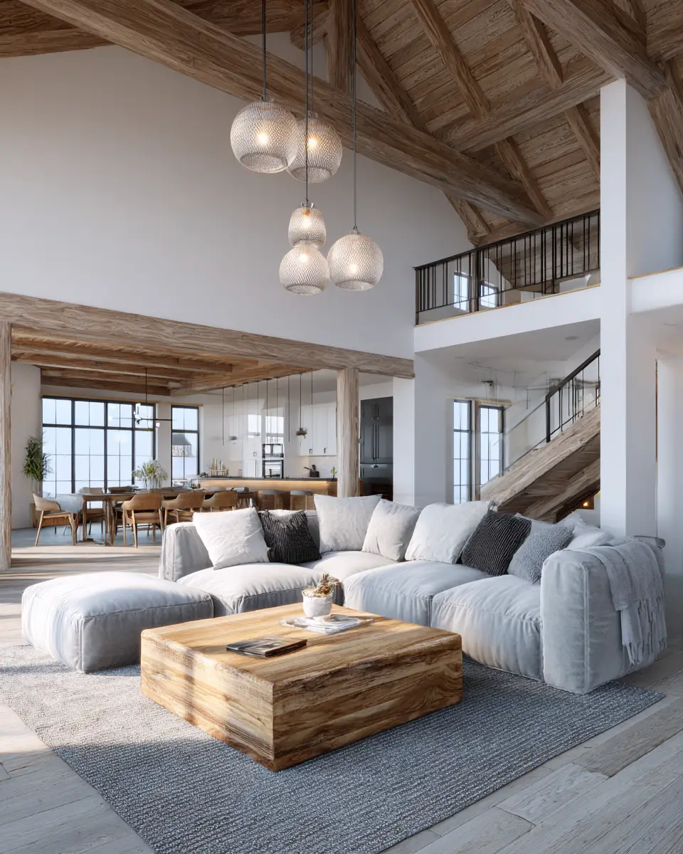 Airy Rustic Living Room Decor Ideas