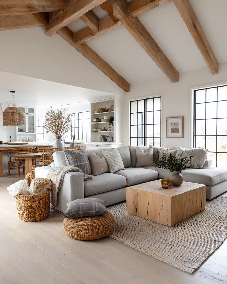 Airy Rustic Living Room Decor Ideas