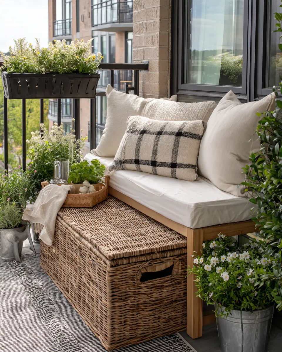 Airy Transitional Balcony Decor Ideas - Featured