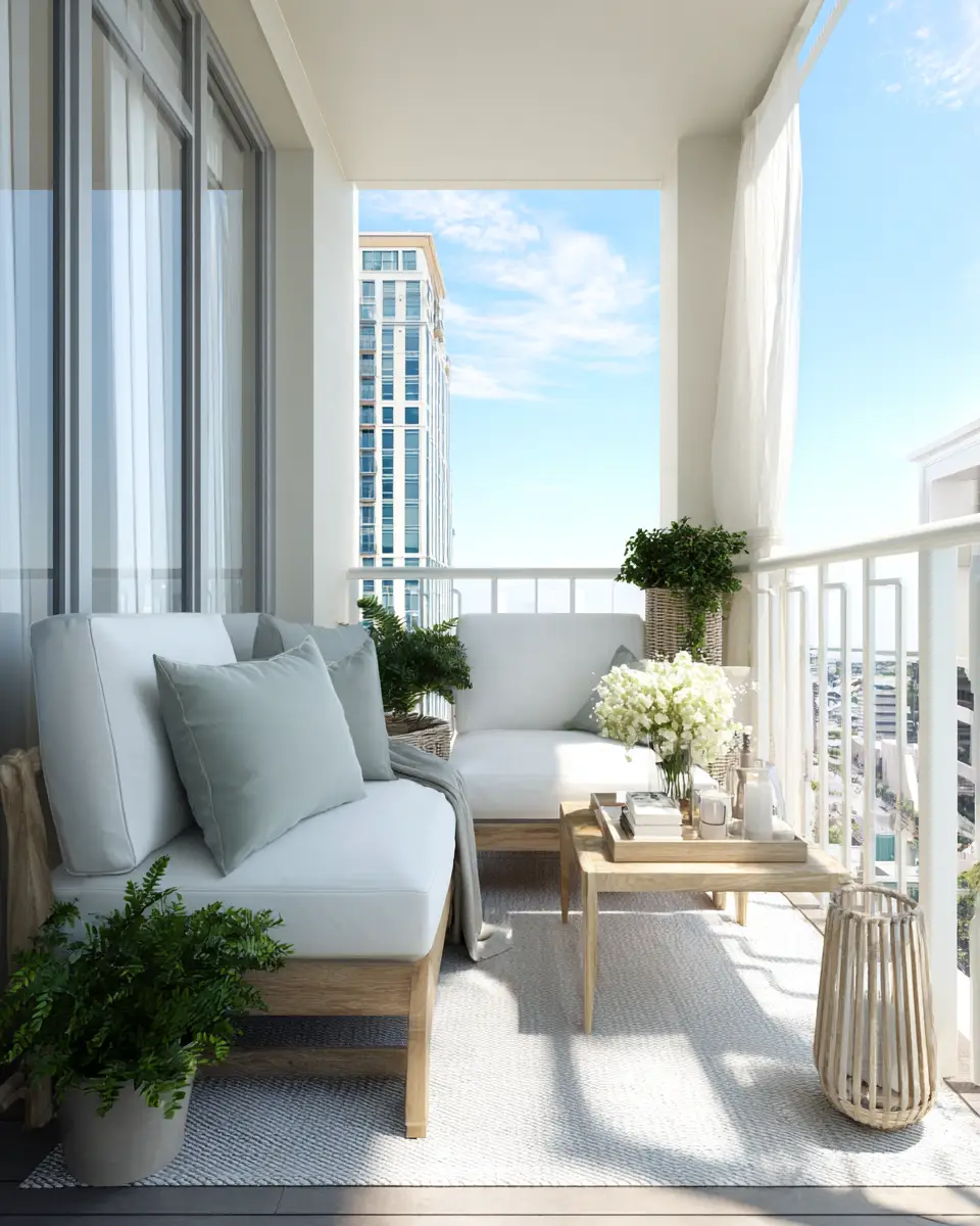 Airy Transitional Balcony Decor Ideas