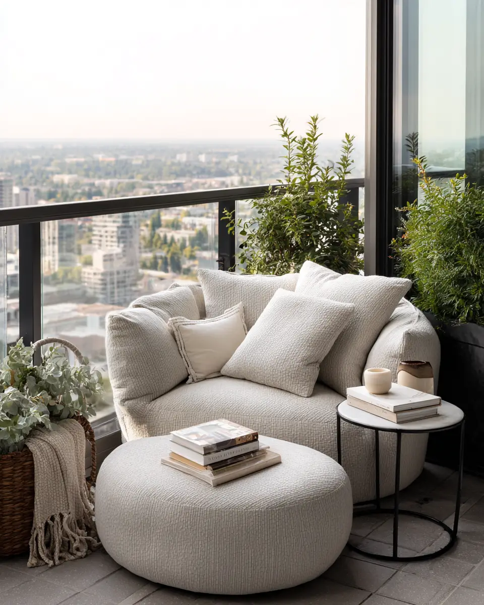 Airy Transitional Balcony Decor Ideas