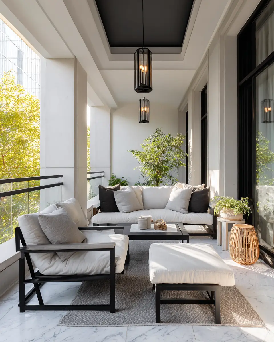 Airy Transitional Balcony Decor Ideas