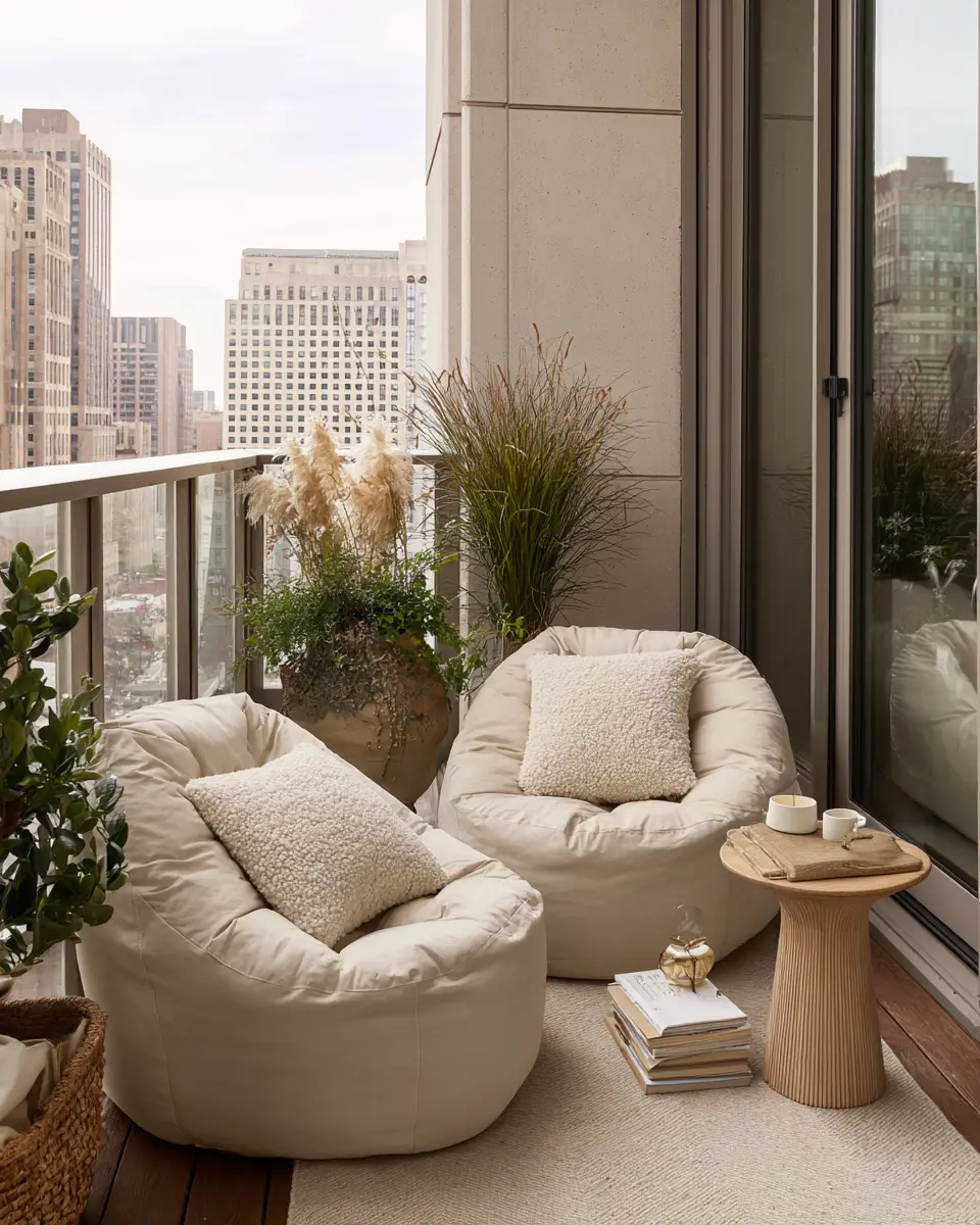 Airy Transitional Balcony Decor Ideas