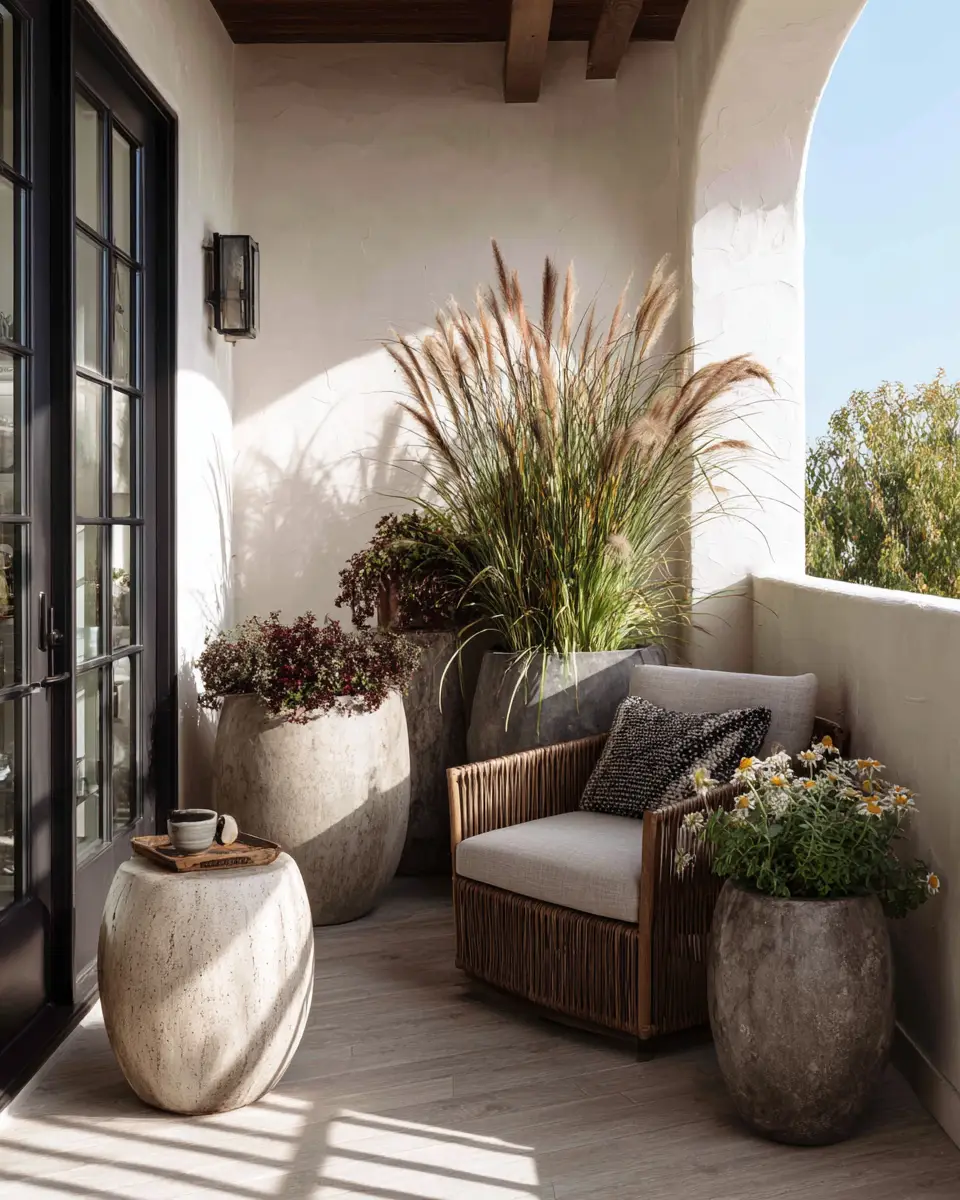 Airy Transitional Balcony Decor Ideas