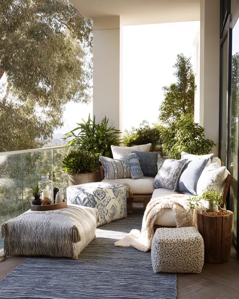 Airy Transitional Balcony Decor Ideas