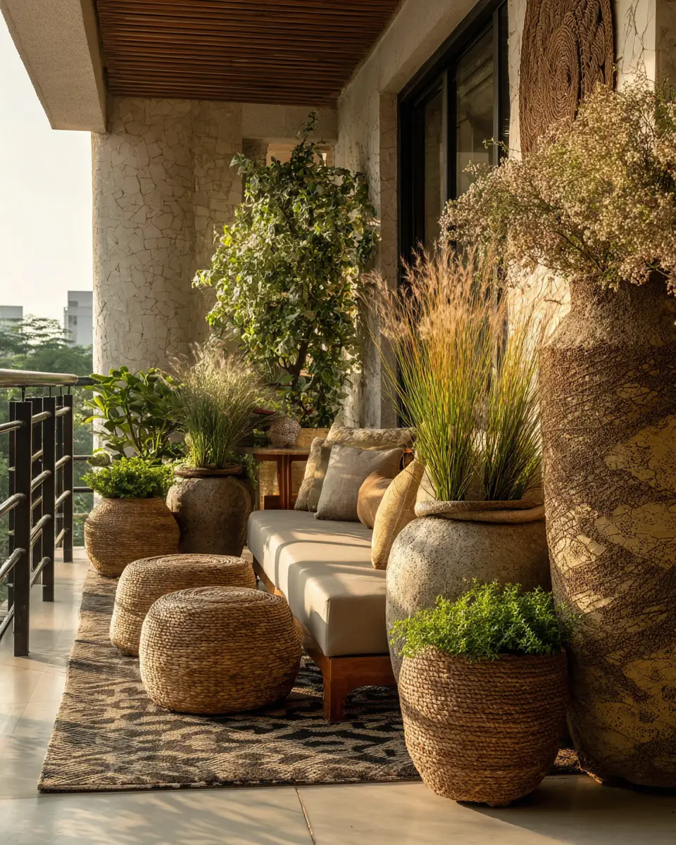 Airy Transitional Balcony Decor Ideas