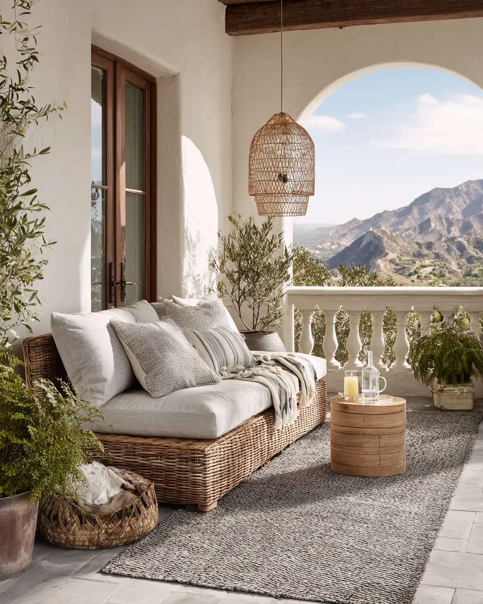 Airy Transitional Balcony Decor Ideas