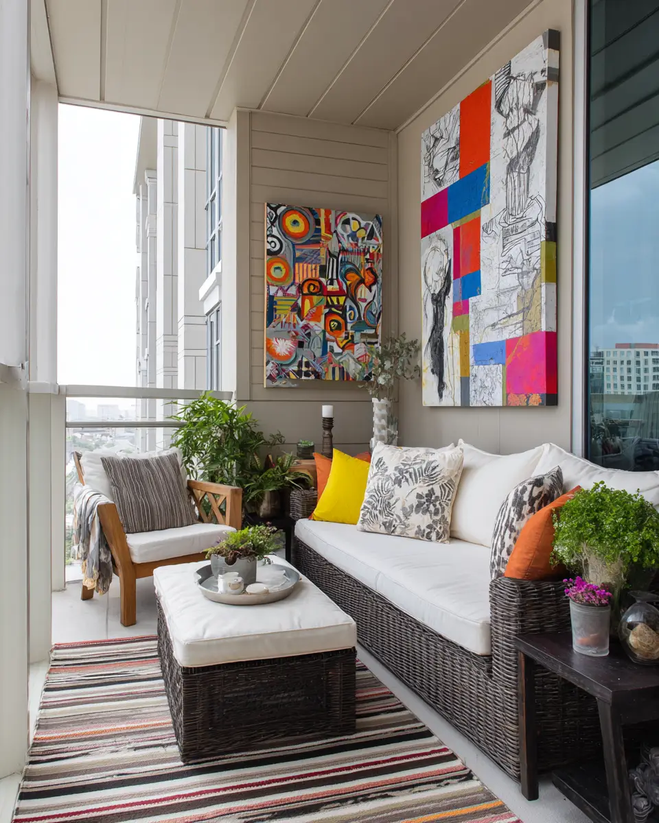 Airy Transitional Balcony Decor Ideas