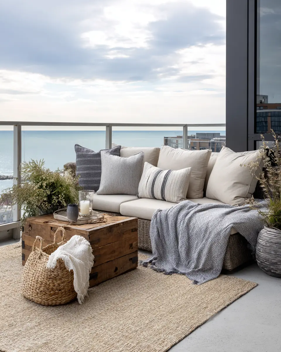 Airy Transitional Balcony Decor Ideas