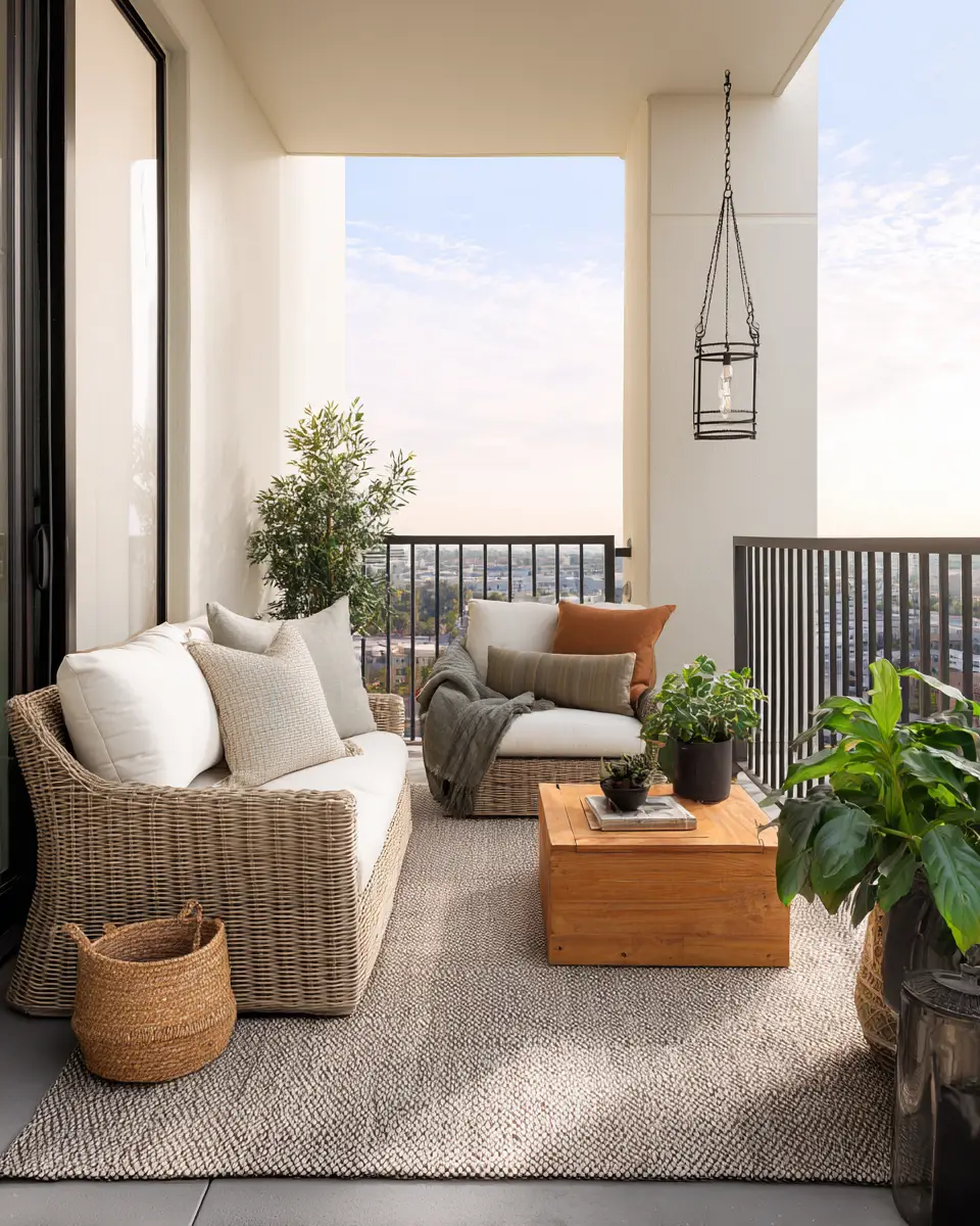 Airy Transitional Balcony Decor Ideas