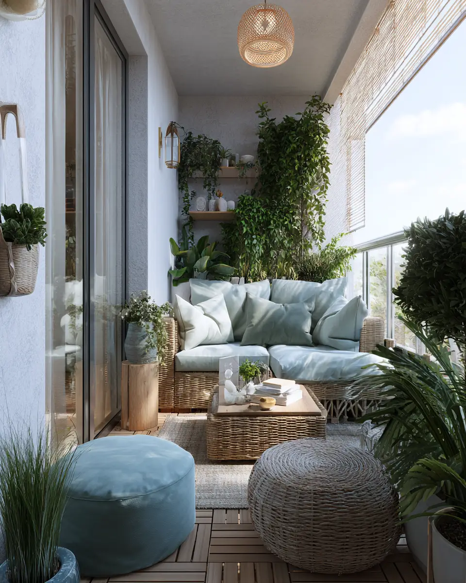 Airy Transitional Balcony Decor Ideas