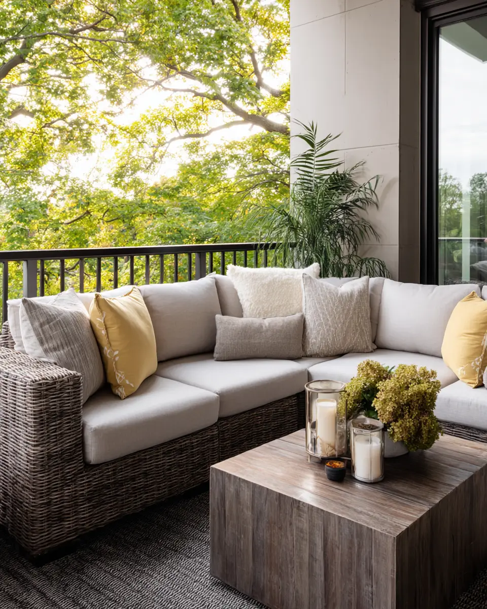 Airy Transitional Balcony Decor Ideas