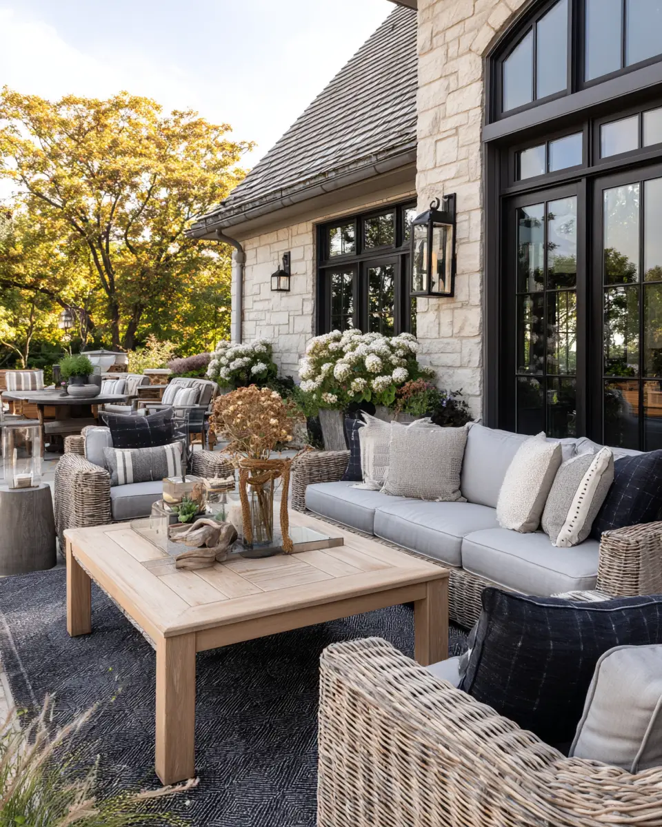 Airy Transitional Patio Decor Ideas