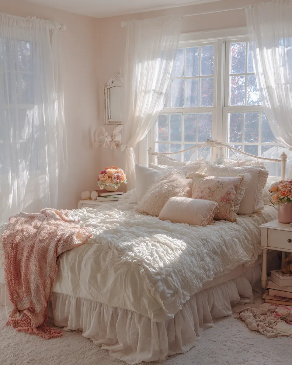 Airy Vintage Bedroom Decor Ideas