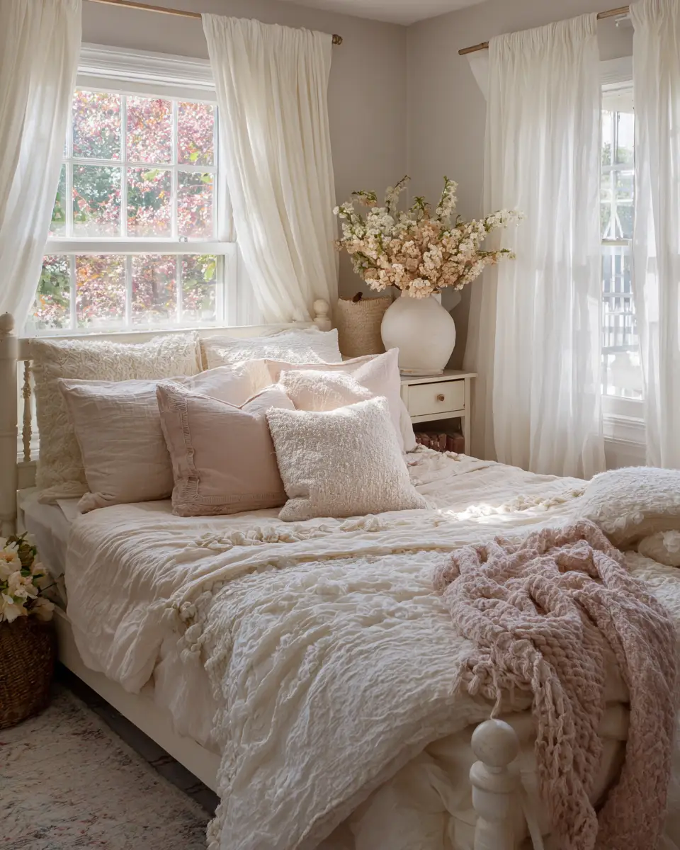 Airy Vintage Bedroom Decor Ideas