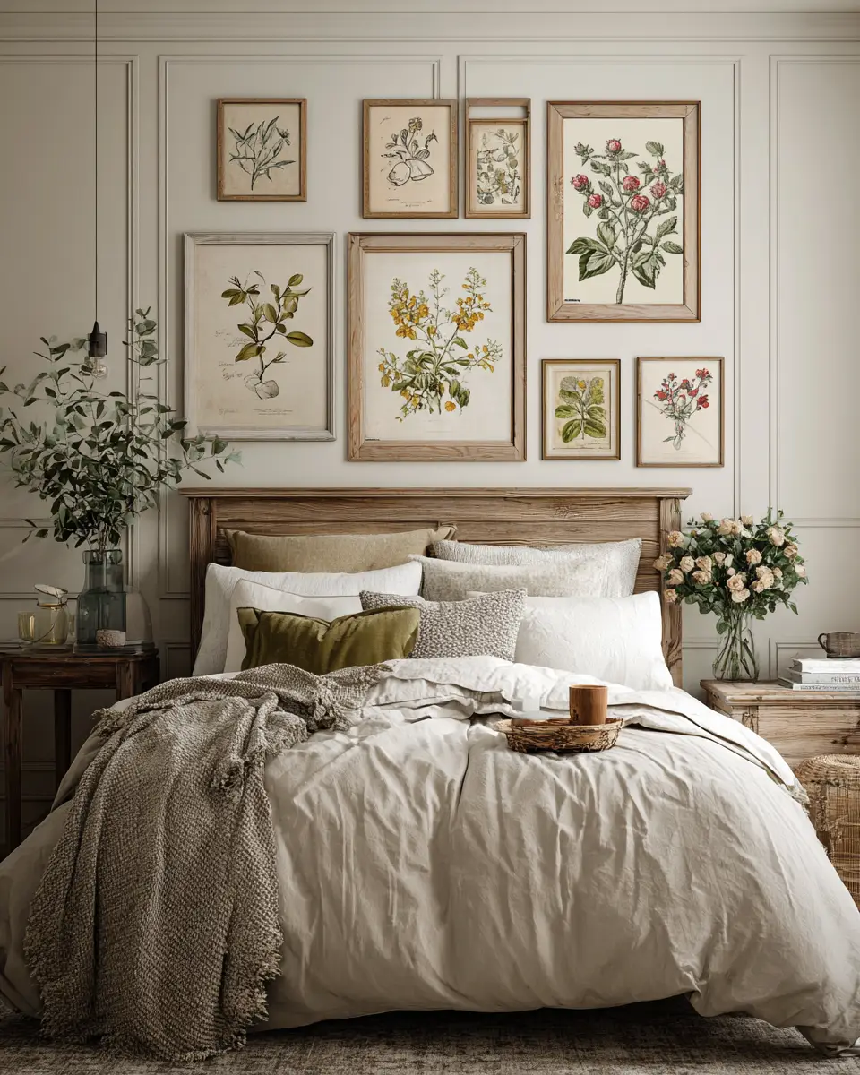 Airy Vintage Bedroom Decor Ideas