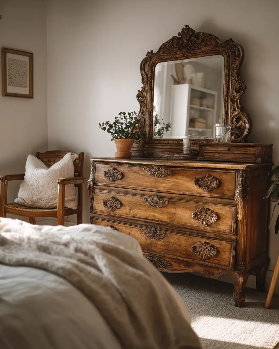 Airy Vintage Bedroom Decor Ideas