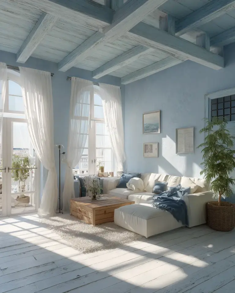 Airy Vintage Living Room Decor Ideas - Featured