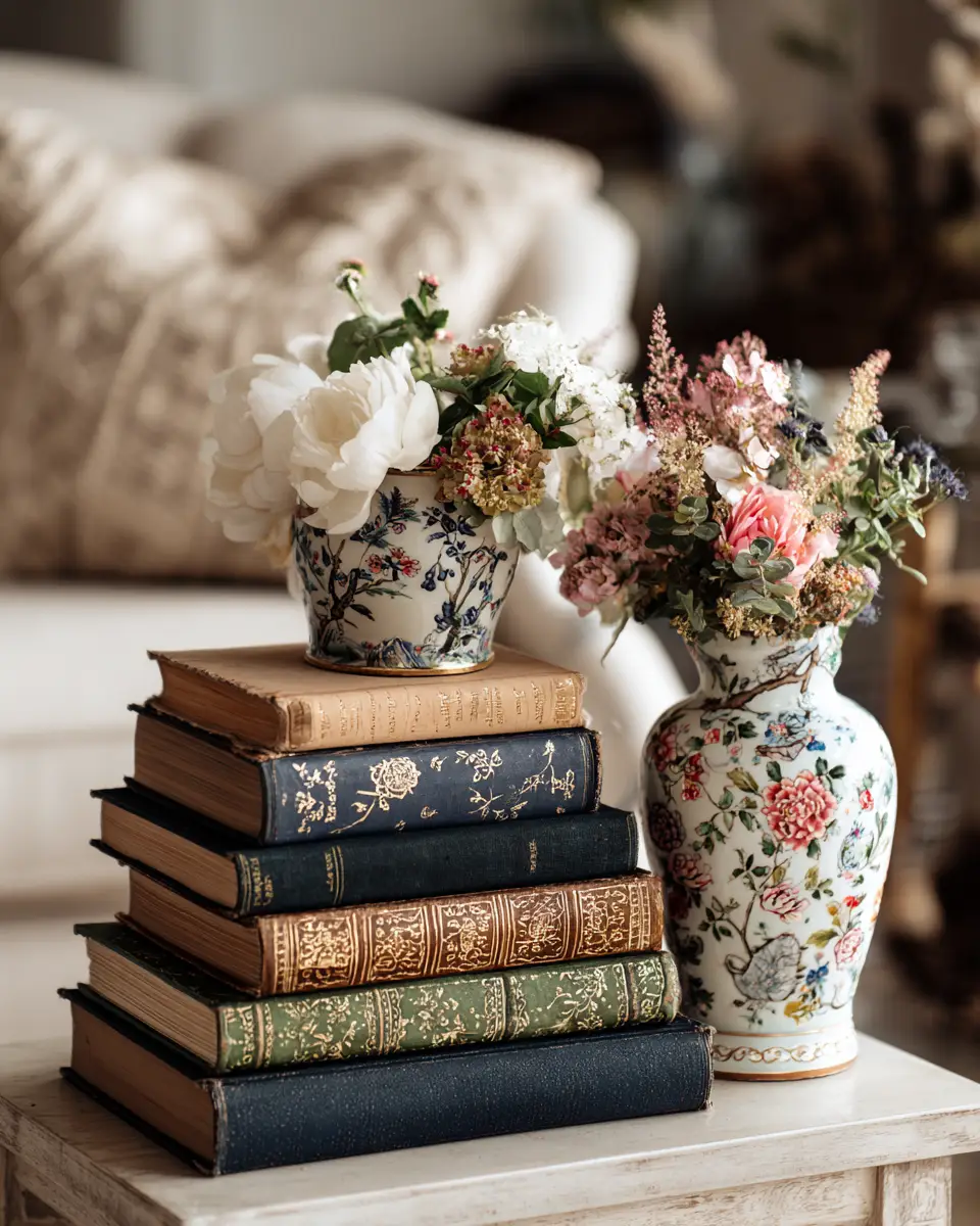 Airy Vintage Living Room Decor Ideas