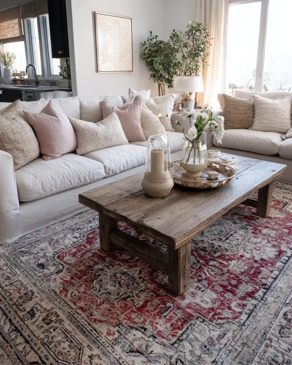 Airy Vintage Living Room Decor Ideas