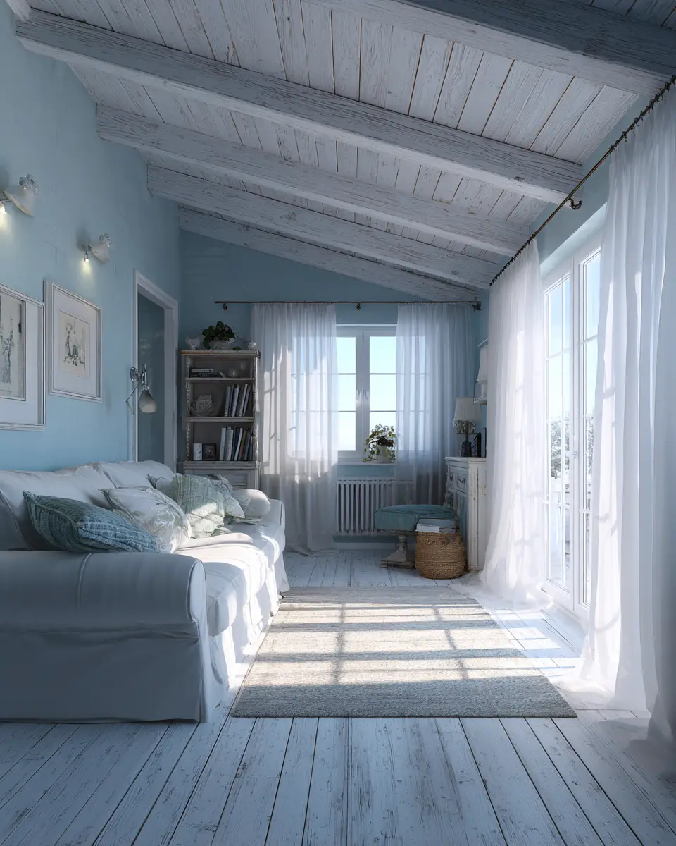 Airy Vintage Living Room Decor Ideas