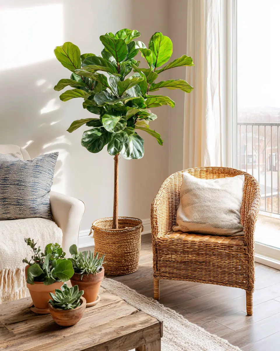 Apartment Boho Living Room Decor Ideas - Featured