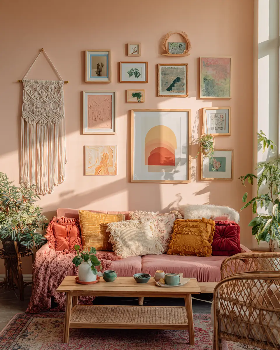 Apartment Boho Living Room Decor Ideas