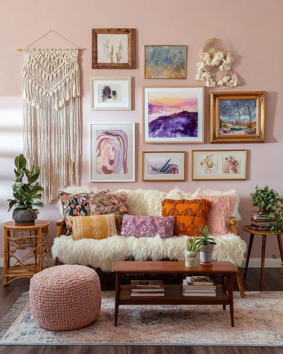 Apartment Boho Living Room Decor Ideas