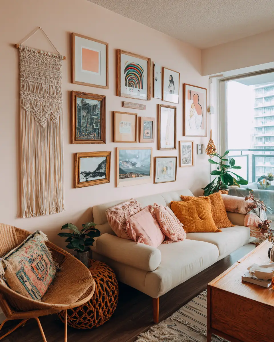 Apartment Boho Living Room Decor Ideas