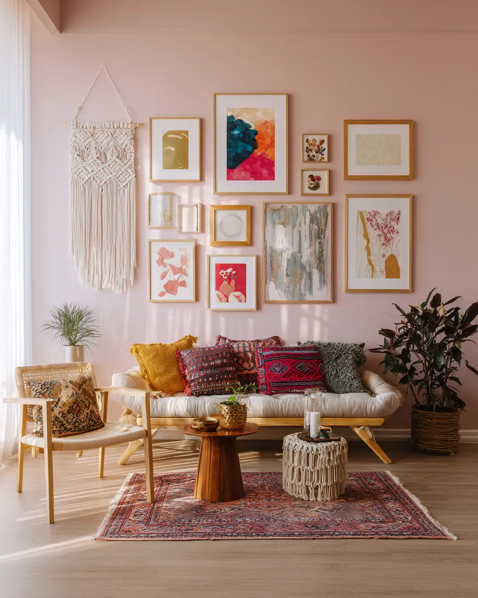 Apartment Boho Living Room Decor Ideas