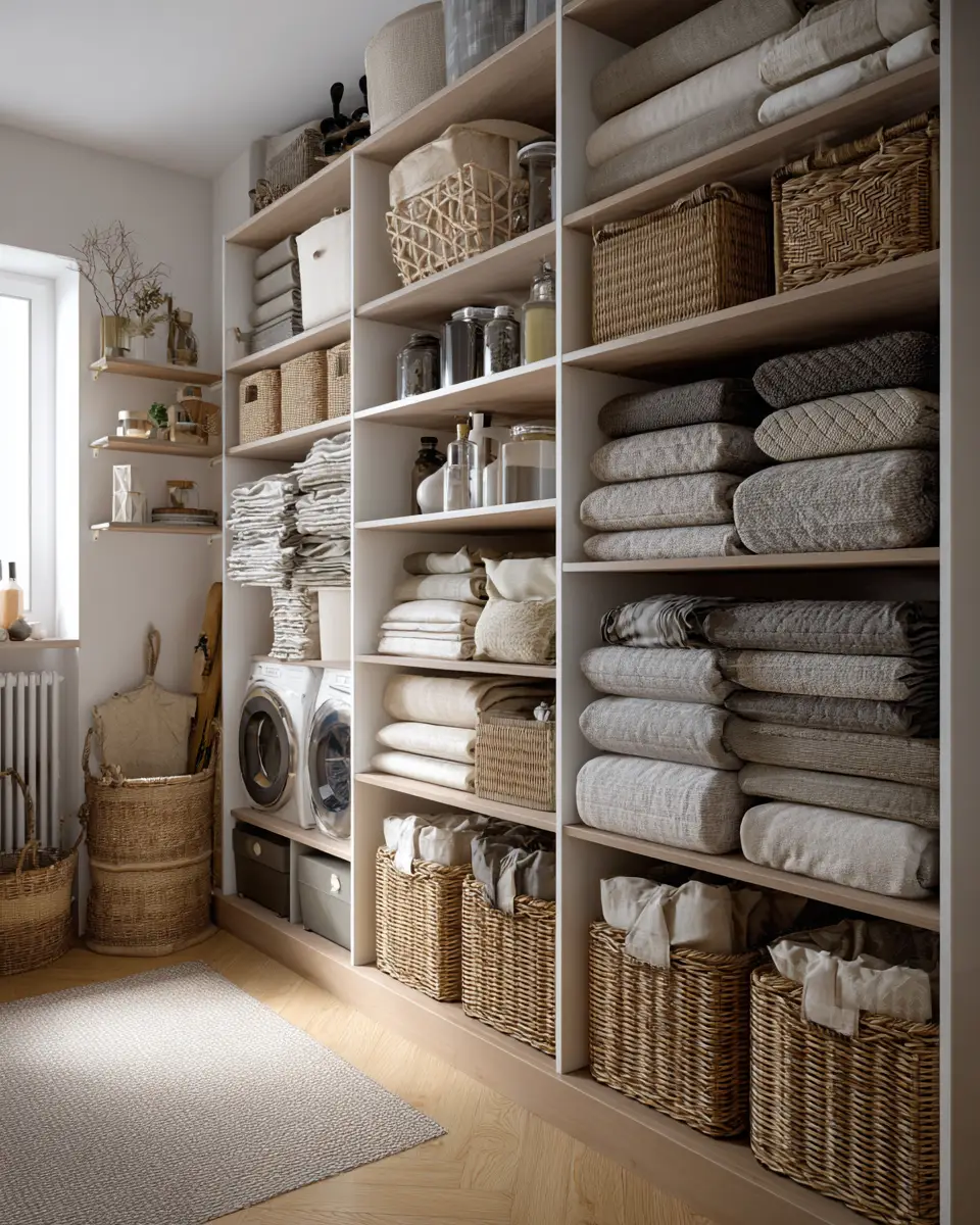 Apartment Classic Laundry Room Decor Ideas - Featured