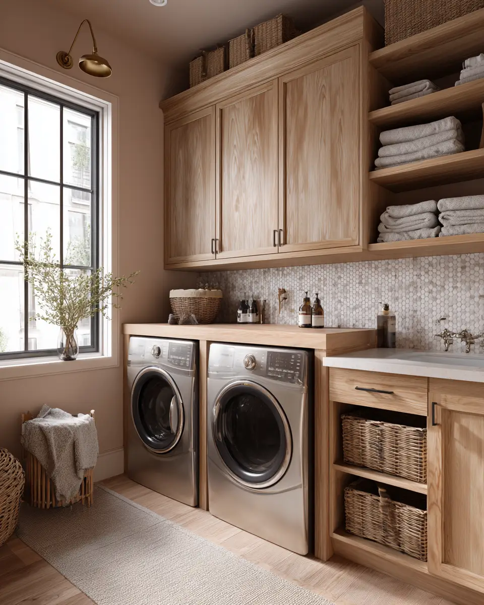 Apartment Classic Laundry Room Decor Ideas