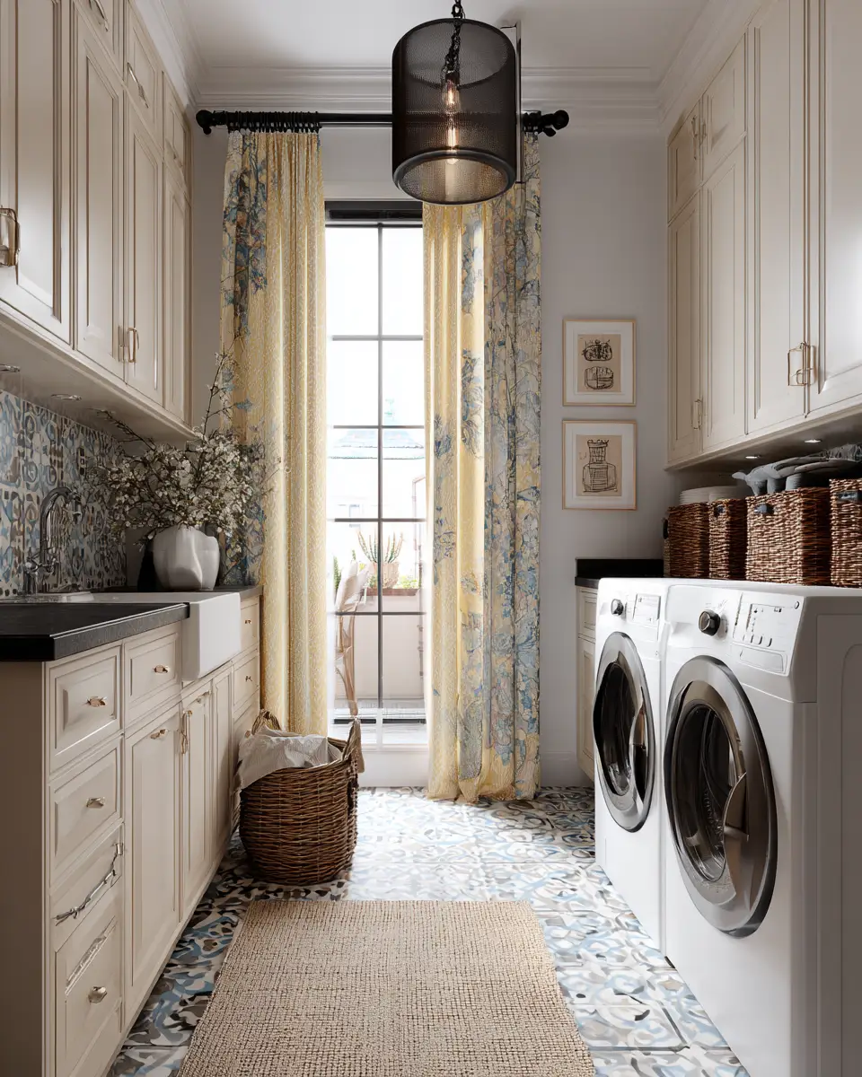 Apartment Classic Laundry Room Decor Ideas