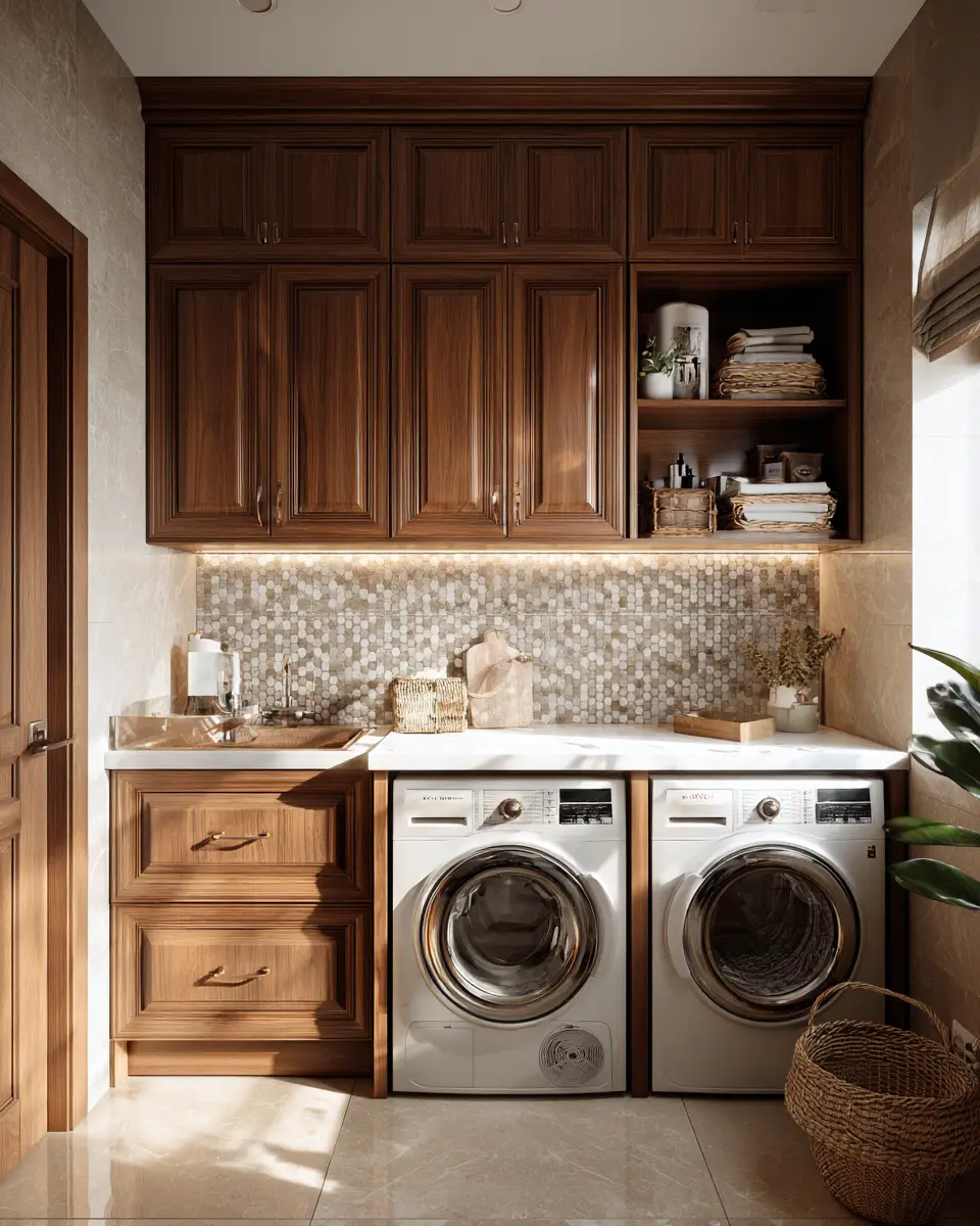 Apartment Classic Laundry Room Decor Ideas