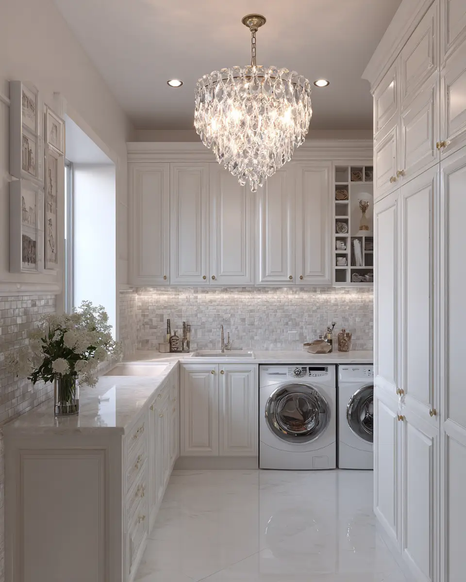 Apartment Classic Laundry Room Decor Ideas