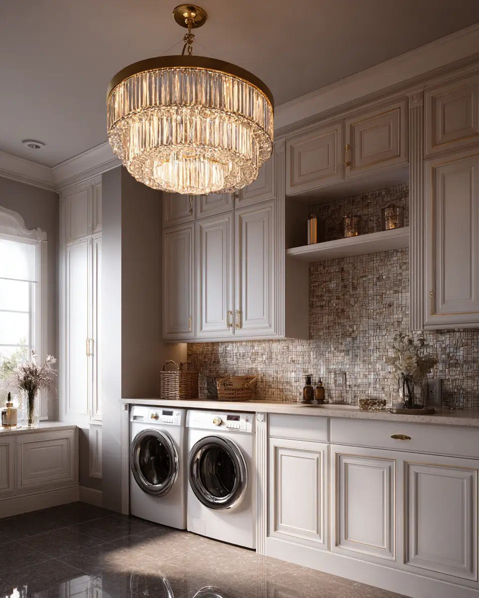 Apartment Classic Laundry Room Decor Ideas