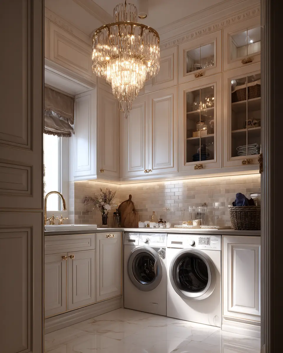 Apartment Classic Laundry Room Decor Ideas