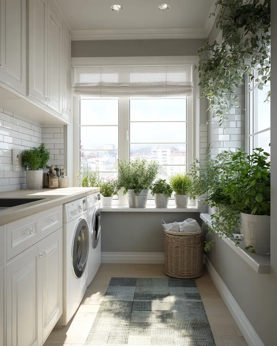 Apartment Classic Laundry Room Decor Ideas