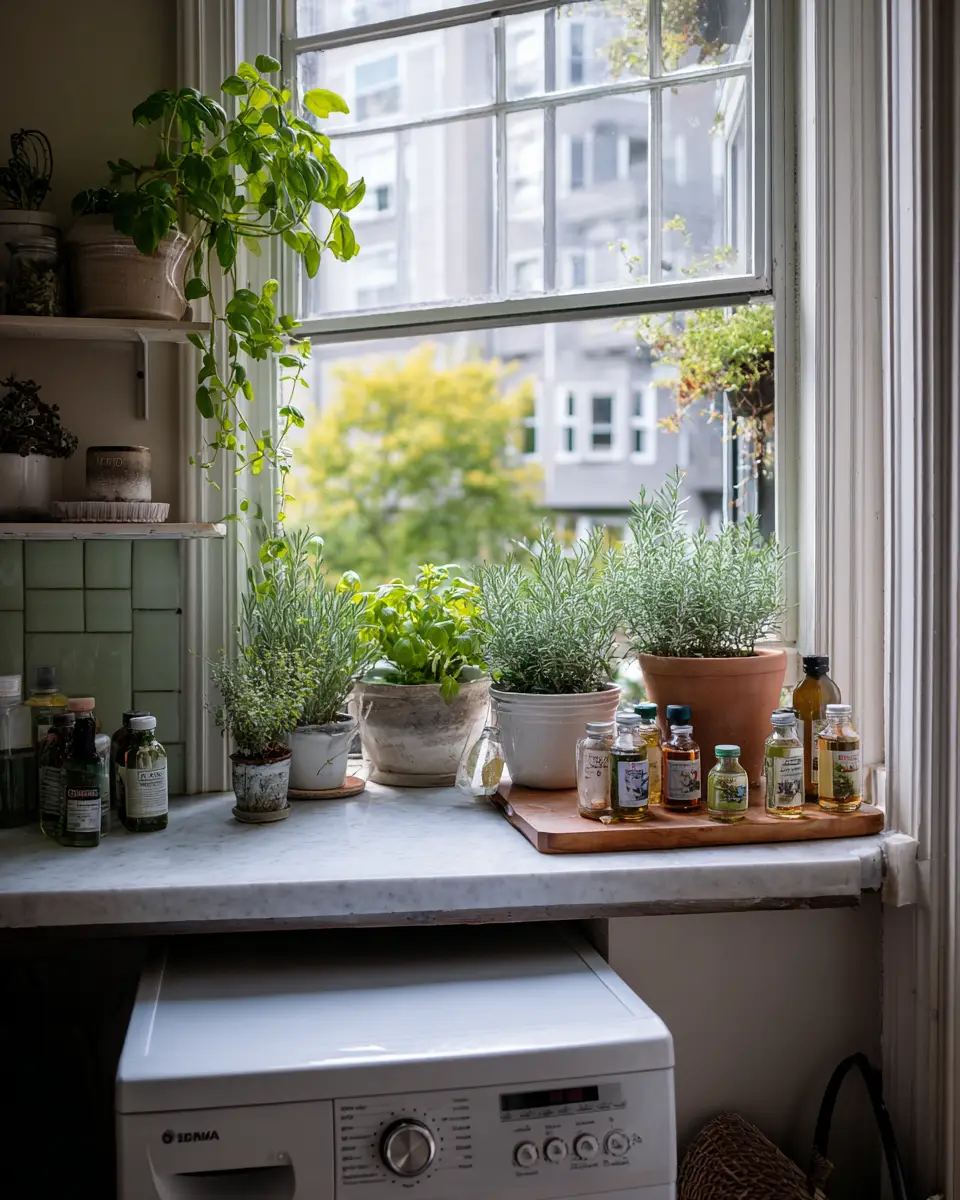 Apartment Classic Laundry Room Decor Ideas