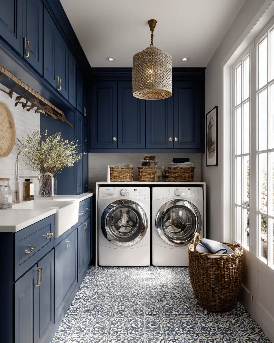 Apartment Classic Laundry Room Decor Ideas