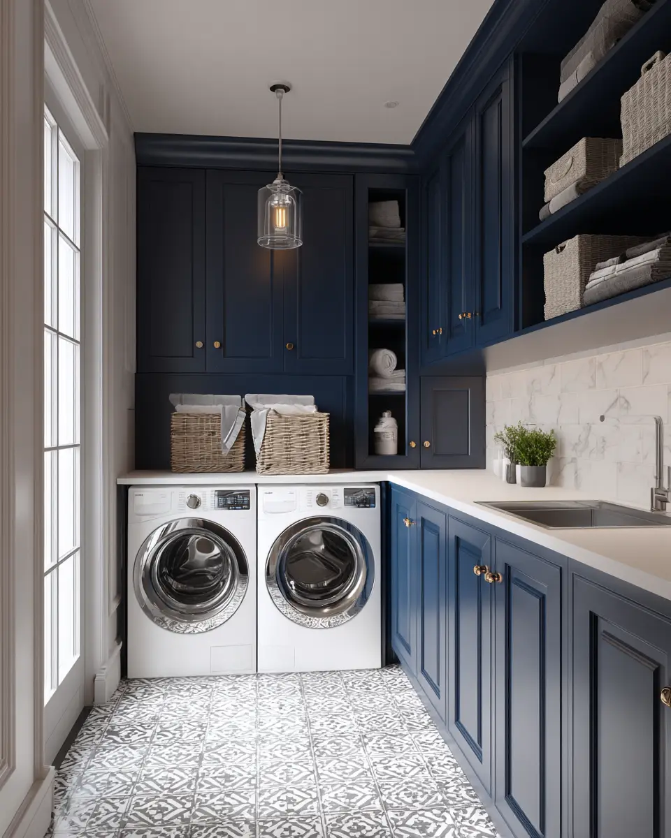 Apartment Classic Laundry Room Decor Ideas