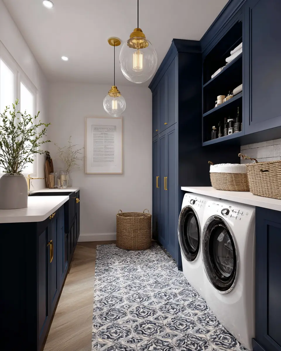 Apartment Classic Laundry Room Decor Ideas