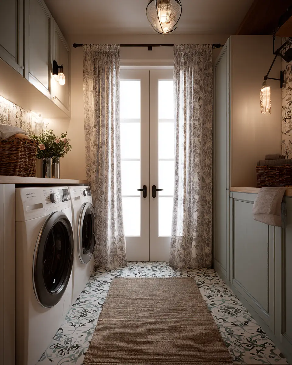 Apartment Classic Laundry Room Decor Ideas