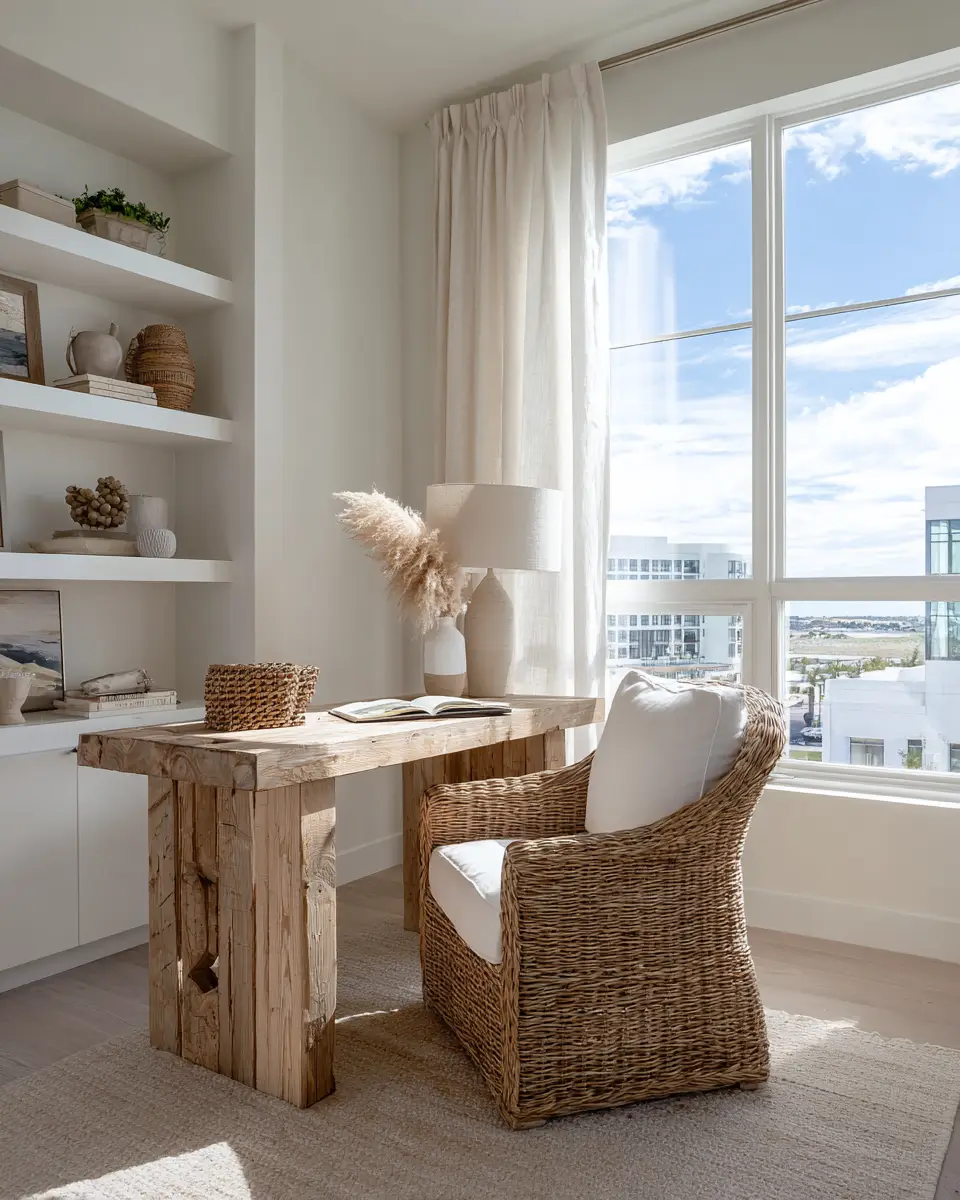 Apartment Coastal Home Office Decor Ideas