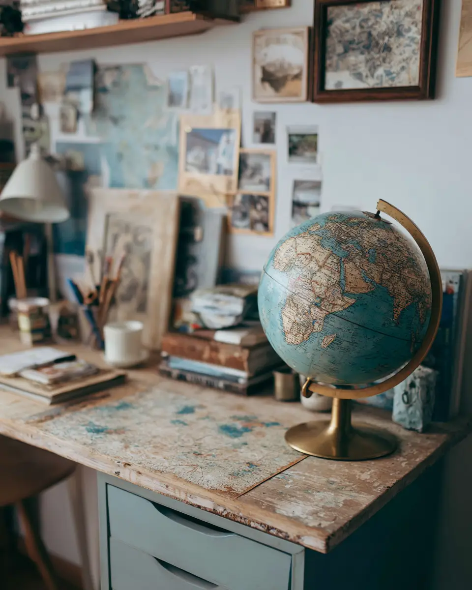 Apartment Coastal Home Office Decor Ideas