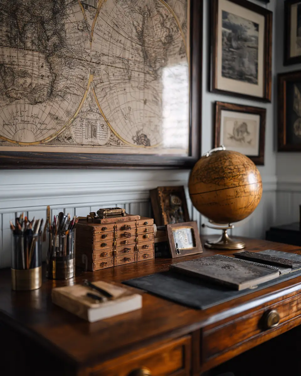 Apartment Coastal Home Office Decor Ideas